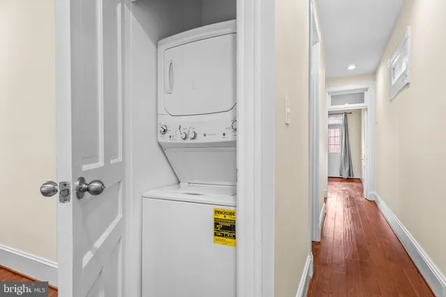 a view of bathroom with wooden floor