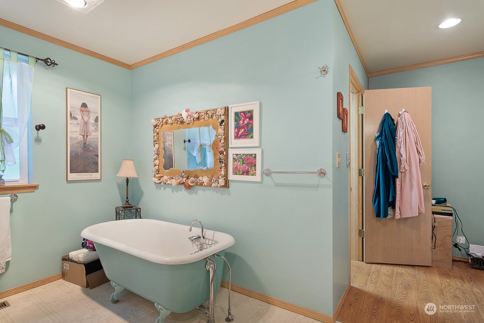 19618 Jordan Road Arlington, WA 98223 - Photo 8 of 32 a bathroom with a sink and a mirror