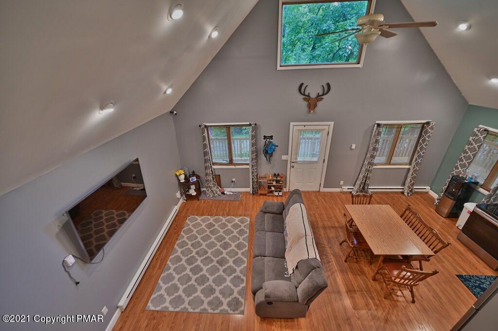 152 Canterbury Road Bushkill, PA 18324 - Photo 48 of 57 a bed room with a bed furniture and a flat screen tv