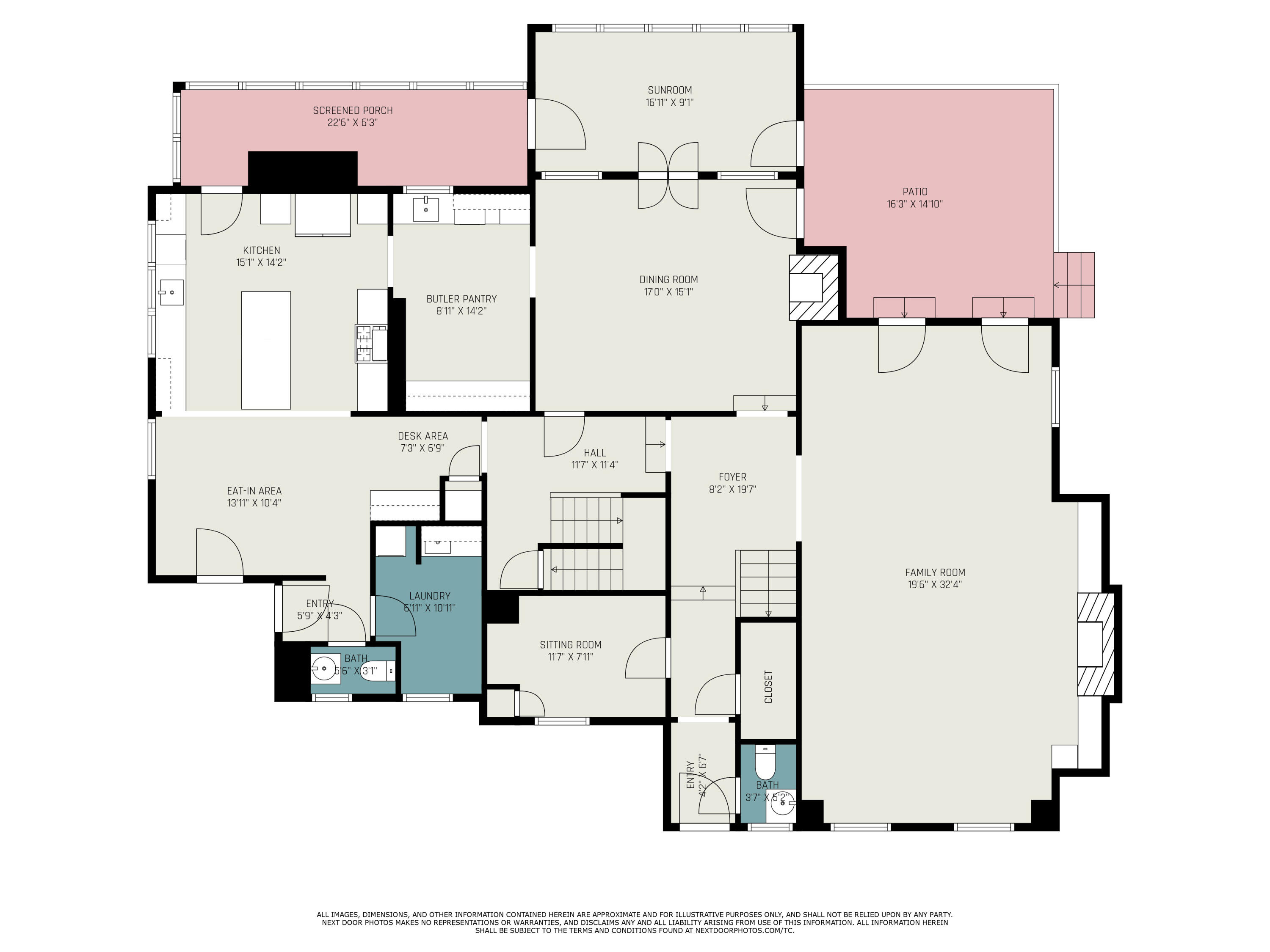 809 Berkshire Road Ann Arbor, MI 48104 - Photo 63 of 65 Floor Plan - 1st
