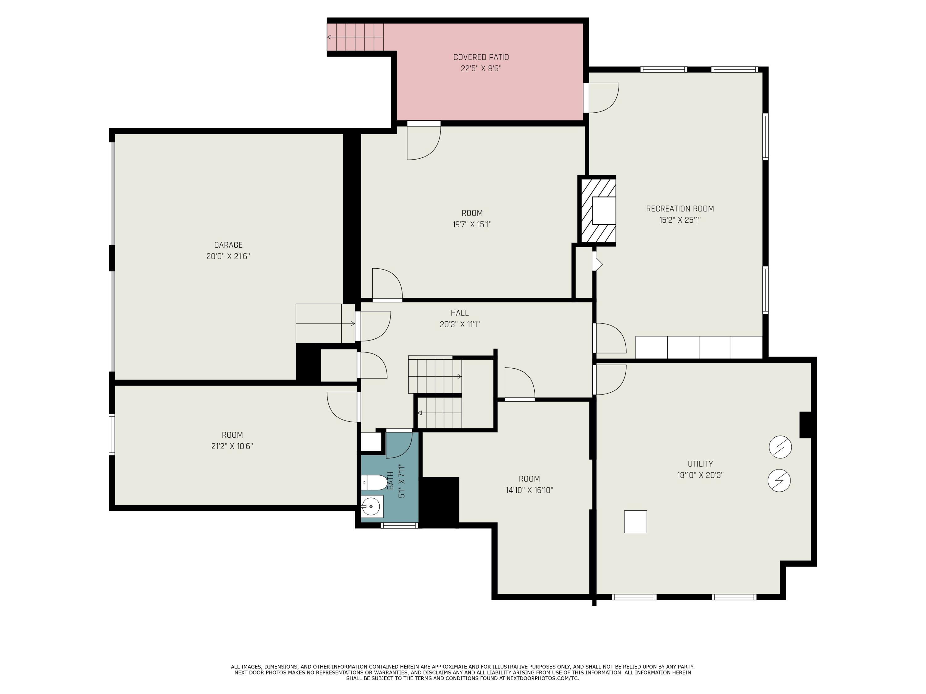 809 Berkshire Road Ann Arbor, MI 48104 - Photo 65 of 65 Floor Plan -Basement
