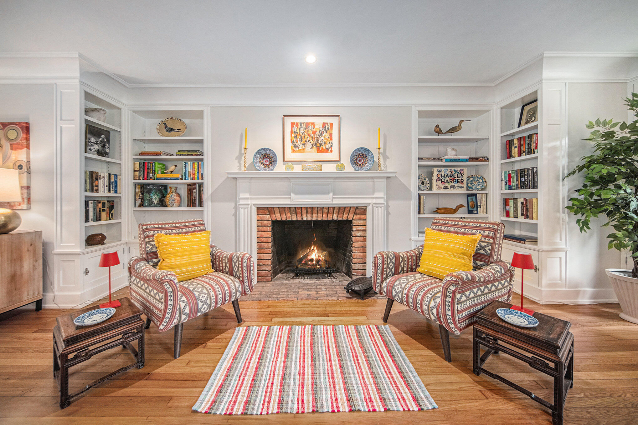 809 Berkshire Road Ann Arbor, MI 48104 - Photo 7 of 65 809 Berkshire - Wood burning fireplace