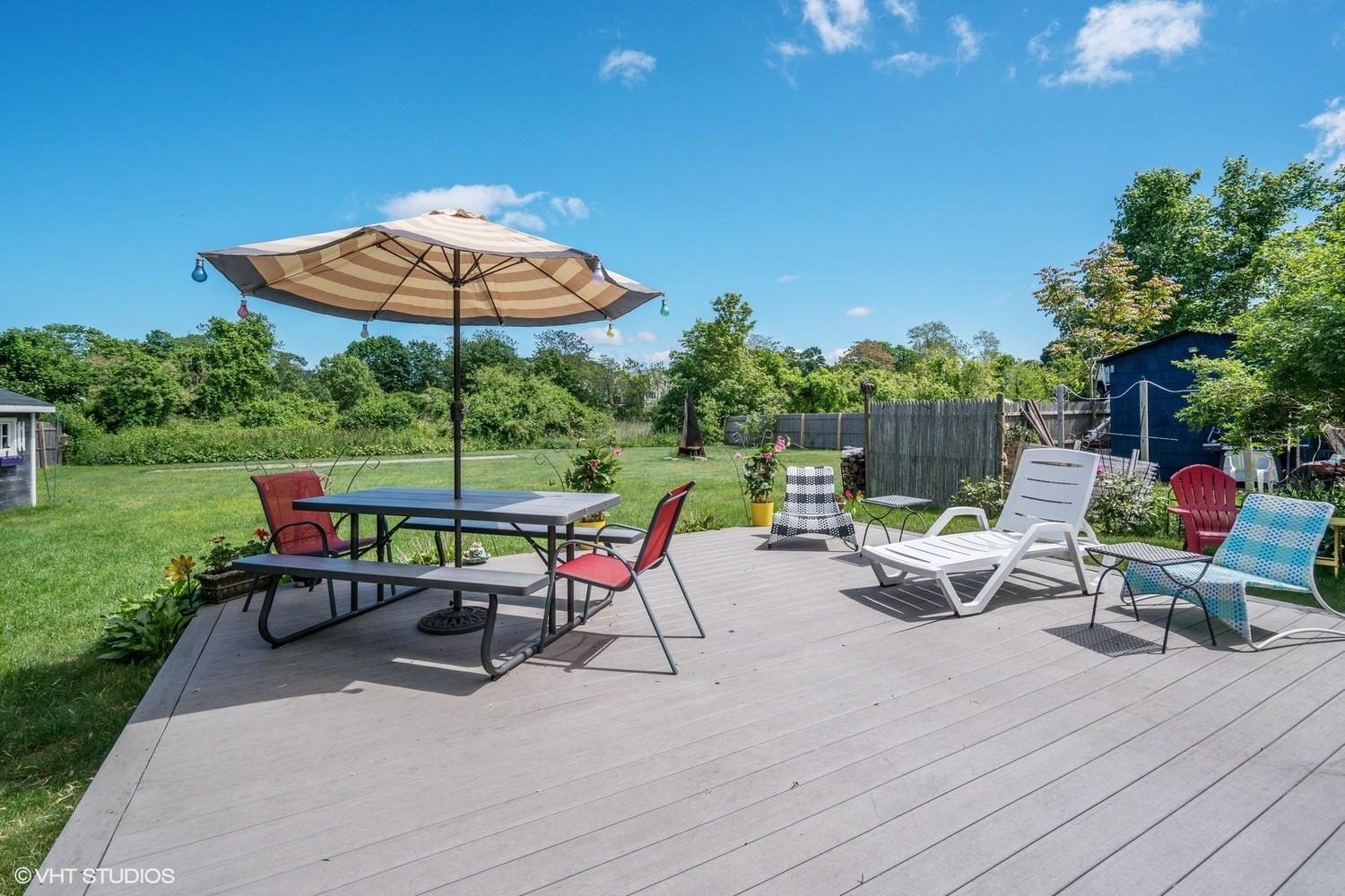 17 Wareham Avenue Onset, MA 02558 - Photo 11 of 15 a view of a backyard with sitting area