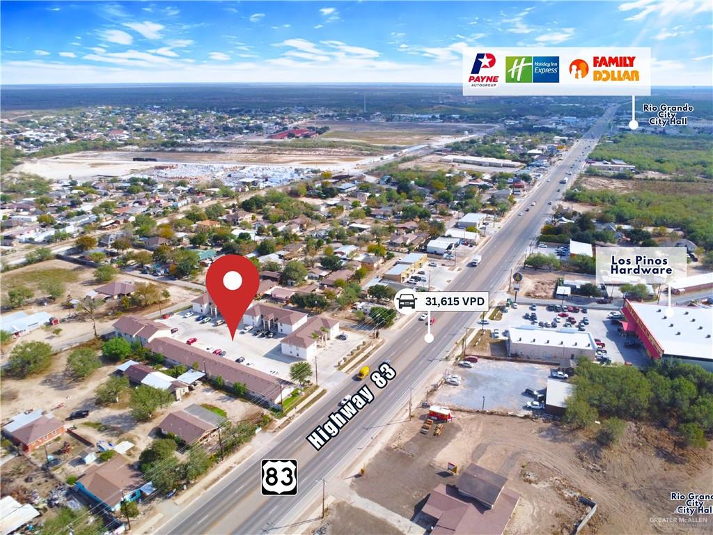 5007 East US Highway 83 Rio Grande City, TX 78582 - Photo 9 of 26 an aerial view of a city