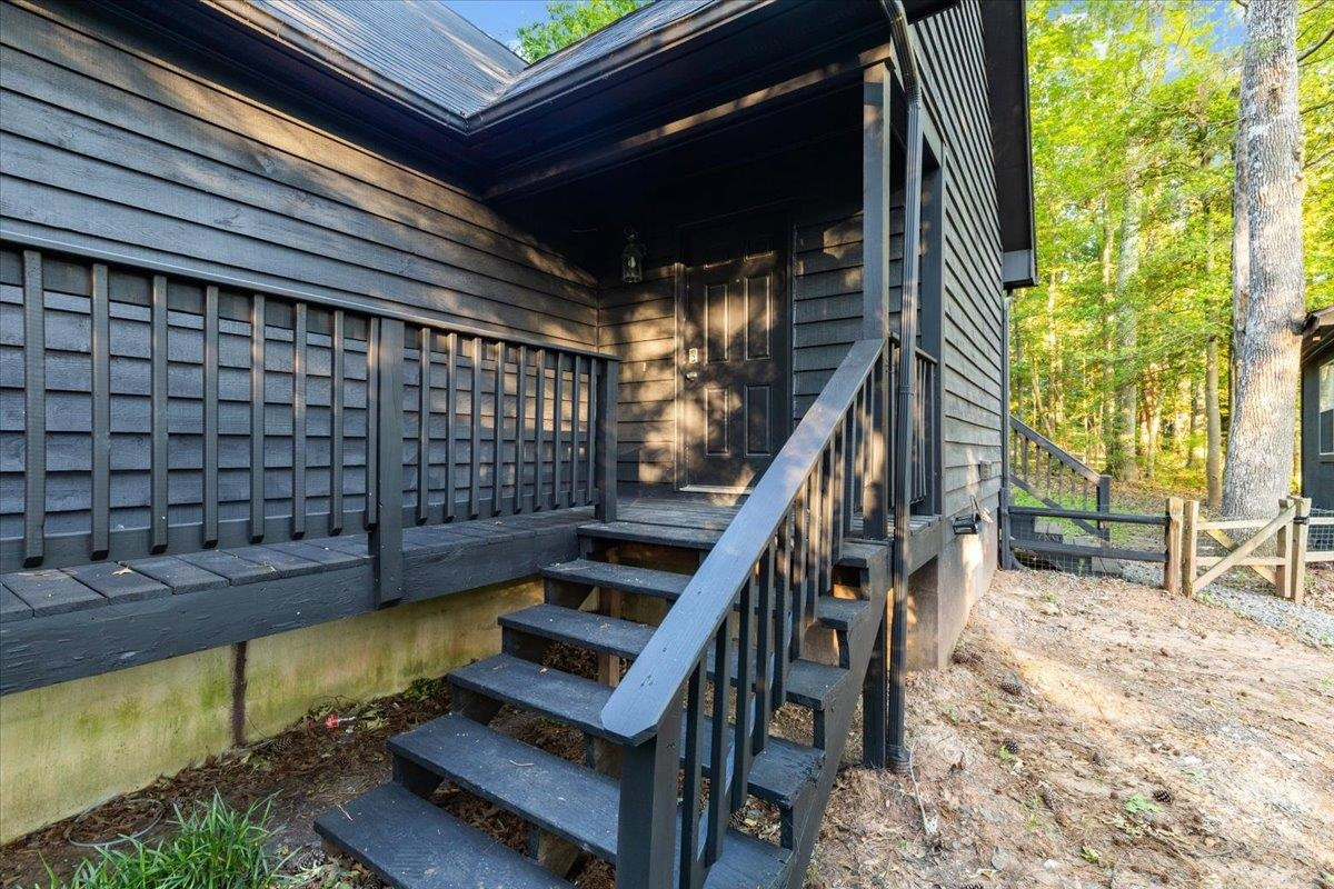 5433 Penrith Drive Durham, NC 27713 - Photo 46 of 47 a view of stairs and with furniture