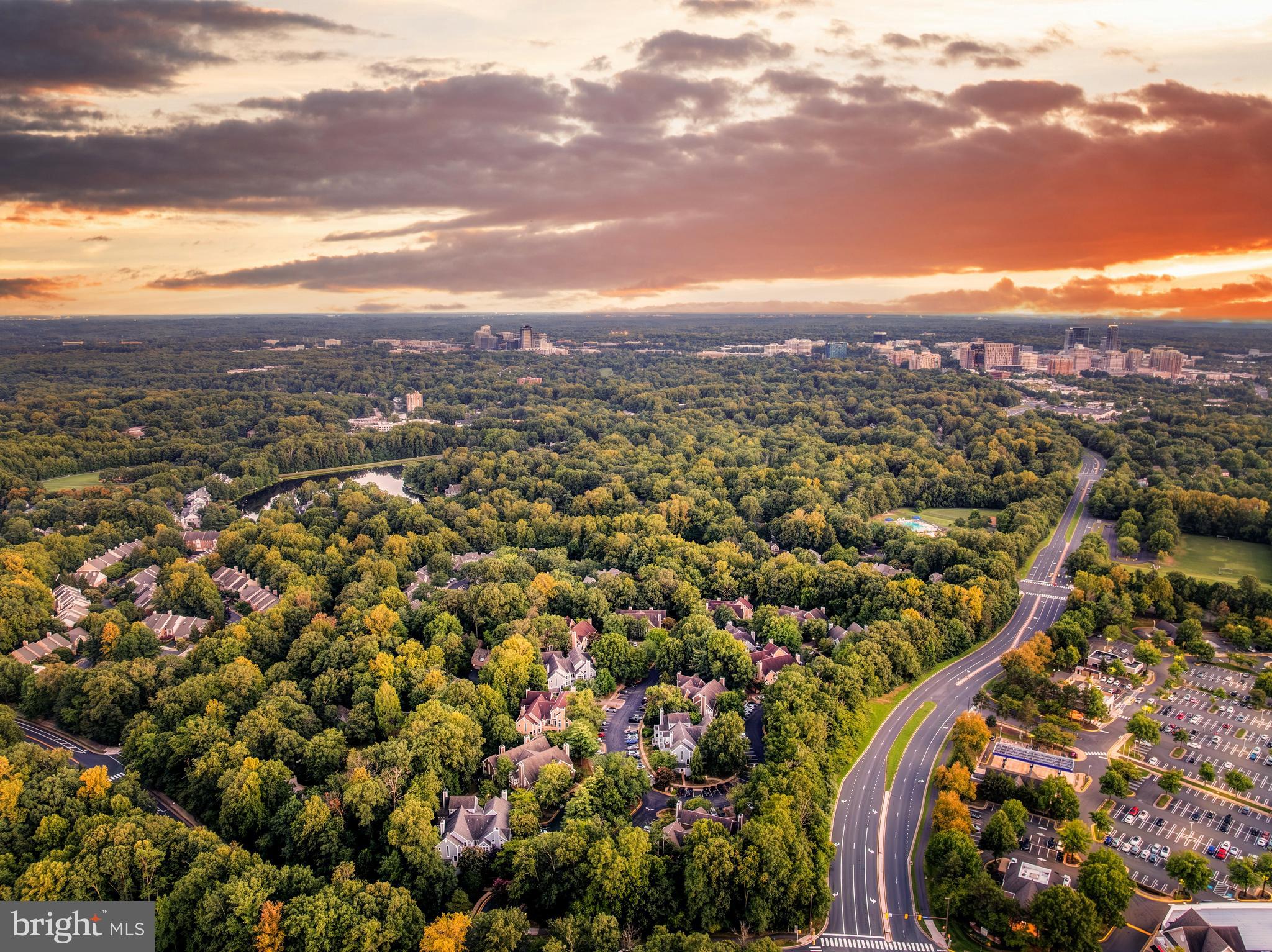 1437 Church Hill Place Reston, VA 20194 - Photo 4 of 6 a view of a city with lush green forest
