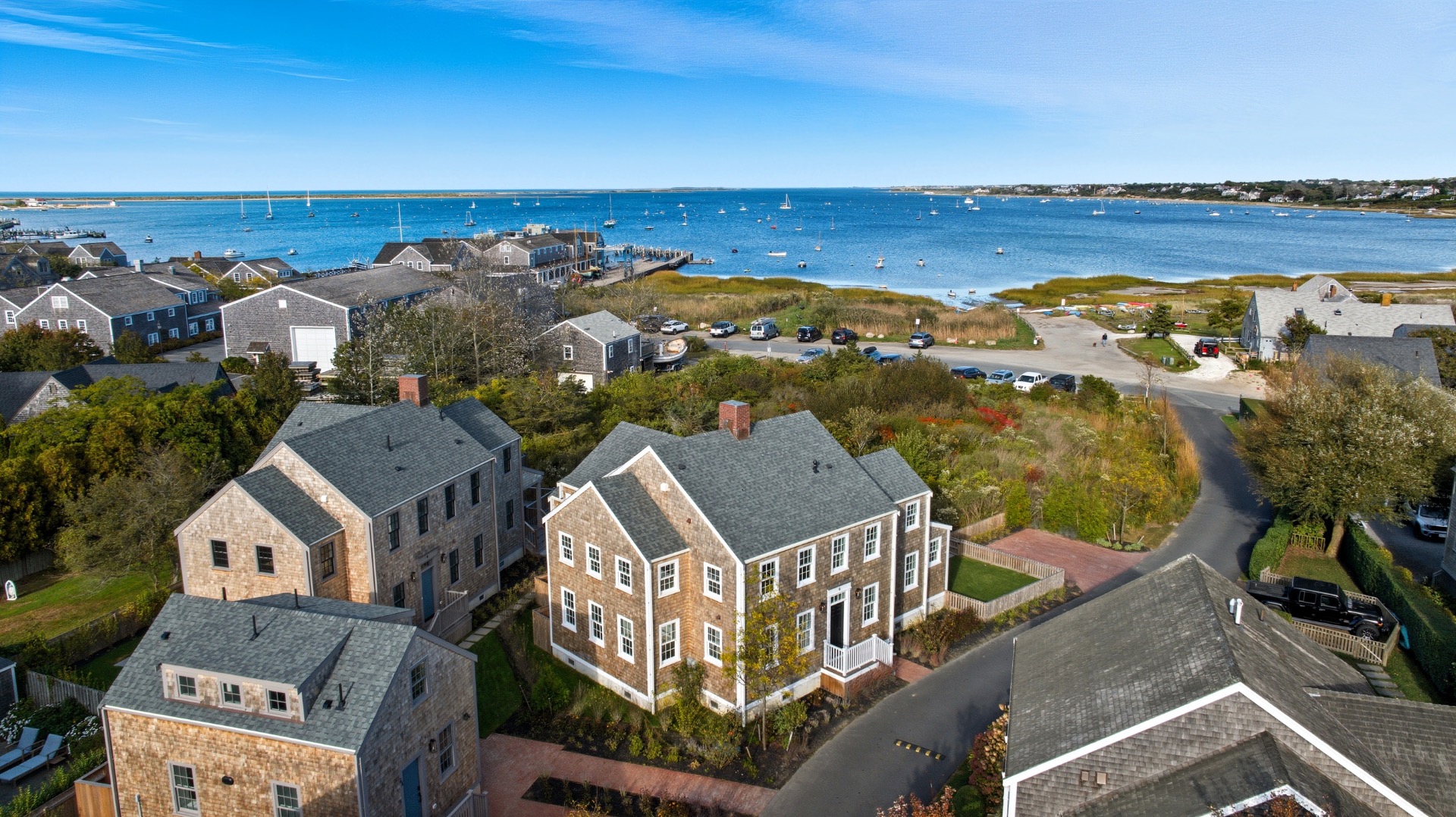 6 Mariner Way Nantucket, MA 02554 - Photo 1 of 31 an aerial view of residential building with outdoor space and ocean