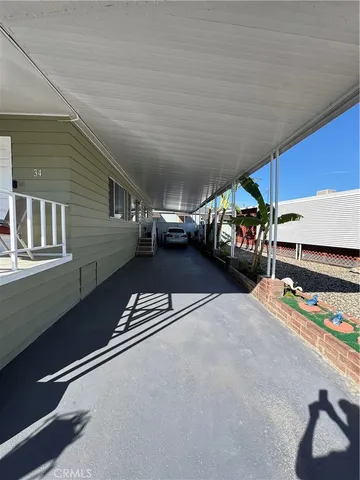 a view of a room with furniture