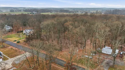 a view of a lake with a mountain