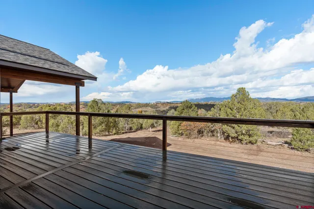 a view of ocean from a balcony