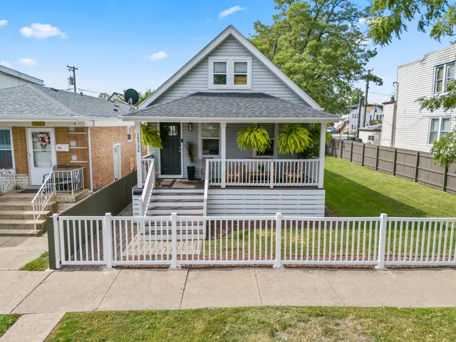 a view of a house with a deck