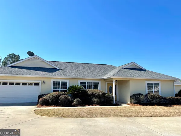 a view of a house with a outdoor space