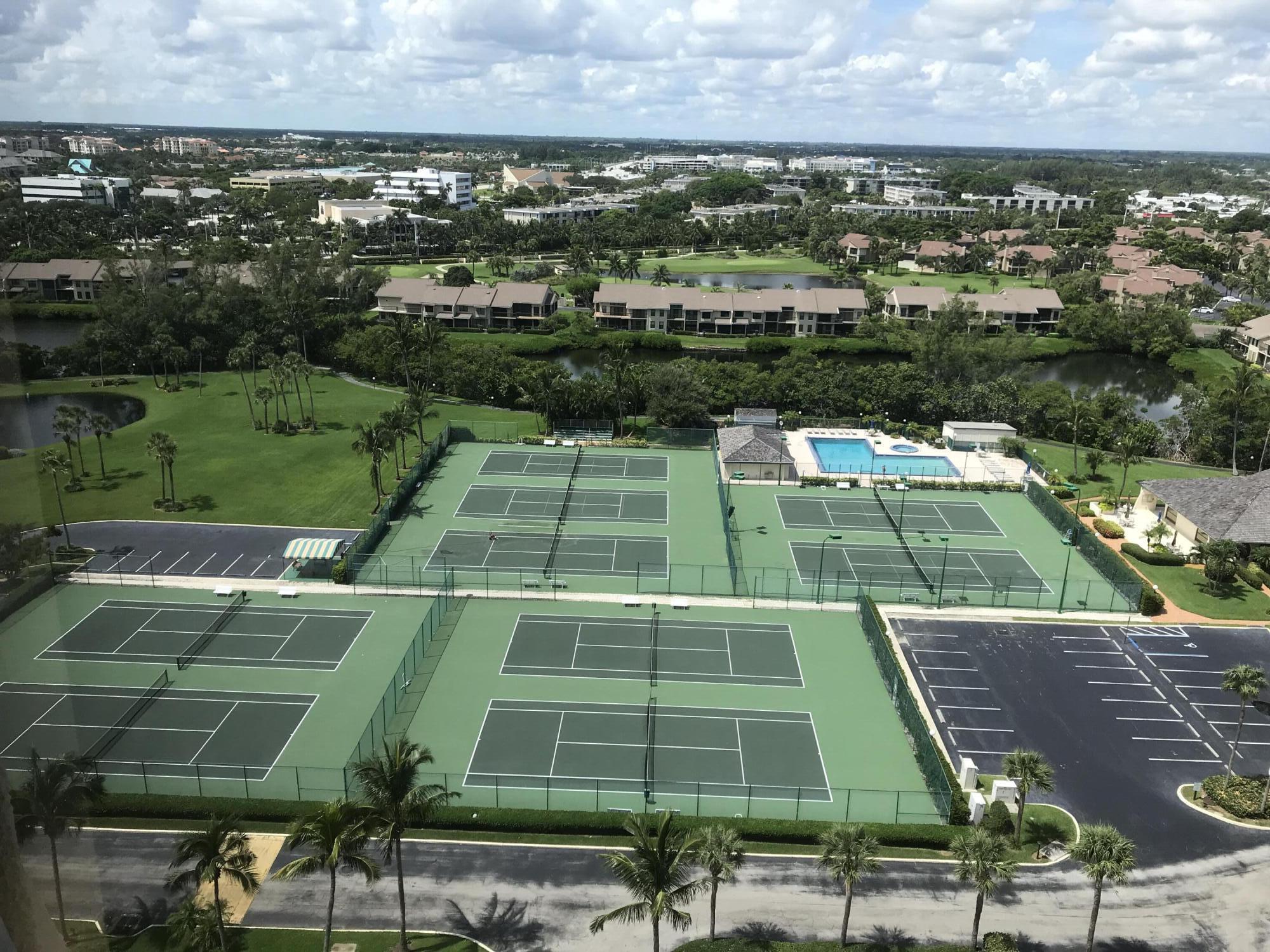 100 Ocean Trail Way, Unit 801 Jupiter, FL 33477 - Photo 45 of 45 TENNIS COURTS/POOL/CLUBHOUSE