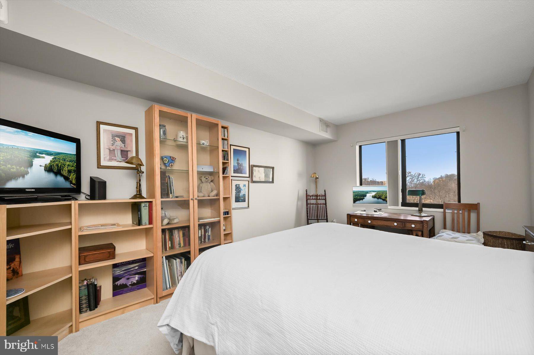 15107 Interlachen Drive, Unit 2725 Silver Spring, MD 20906 - Photo 26 of 35 Large bedroom w/shelving