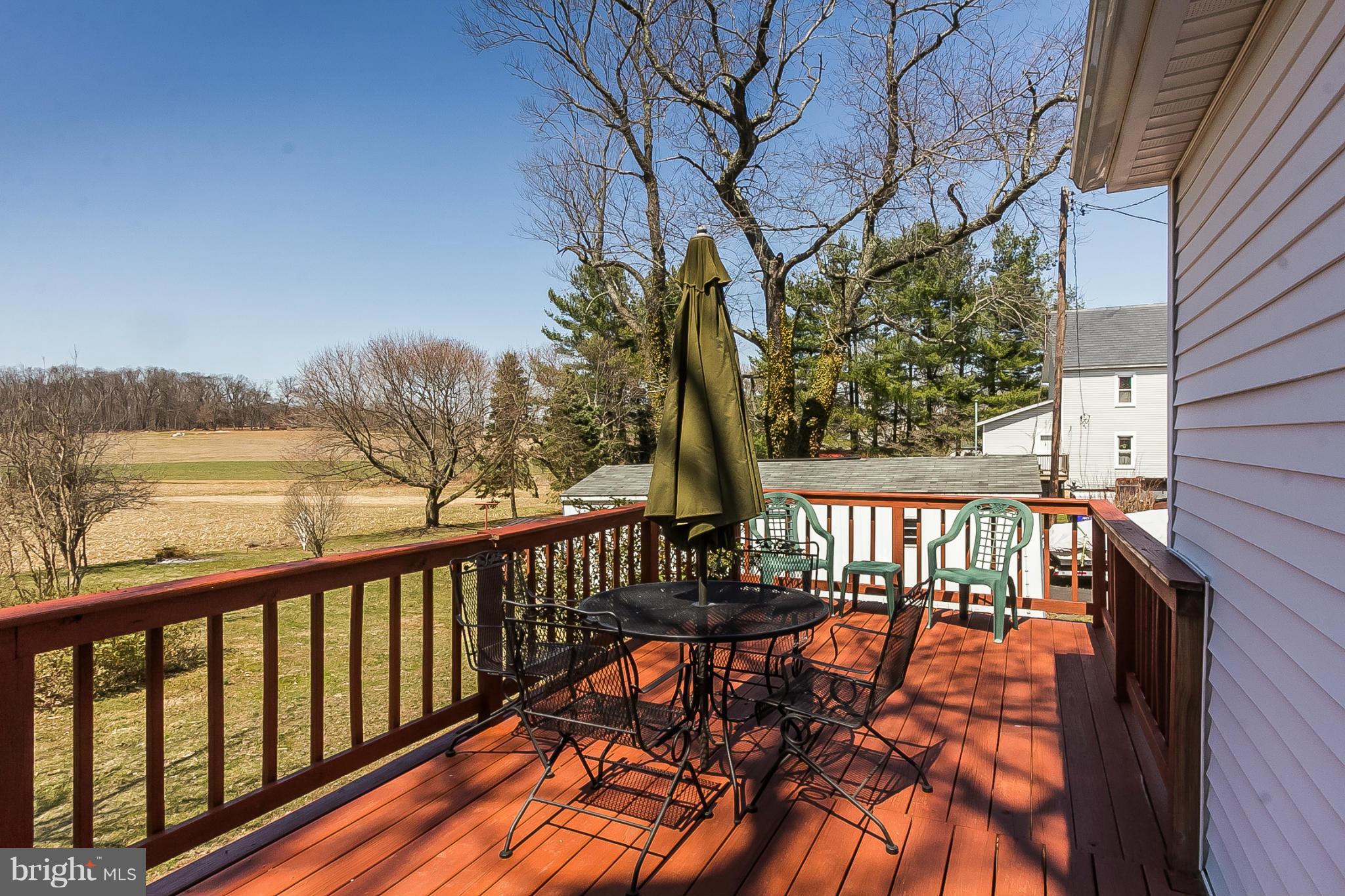 4524 Norrisville Road White Hall, MD 21161 - Photo 16 of 21 a view of balcony with wooden floor and fence