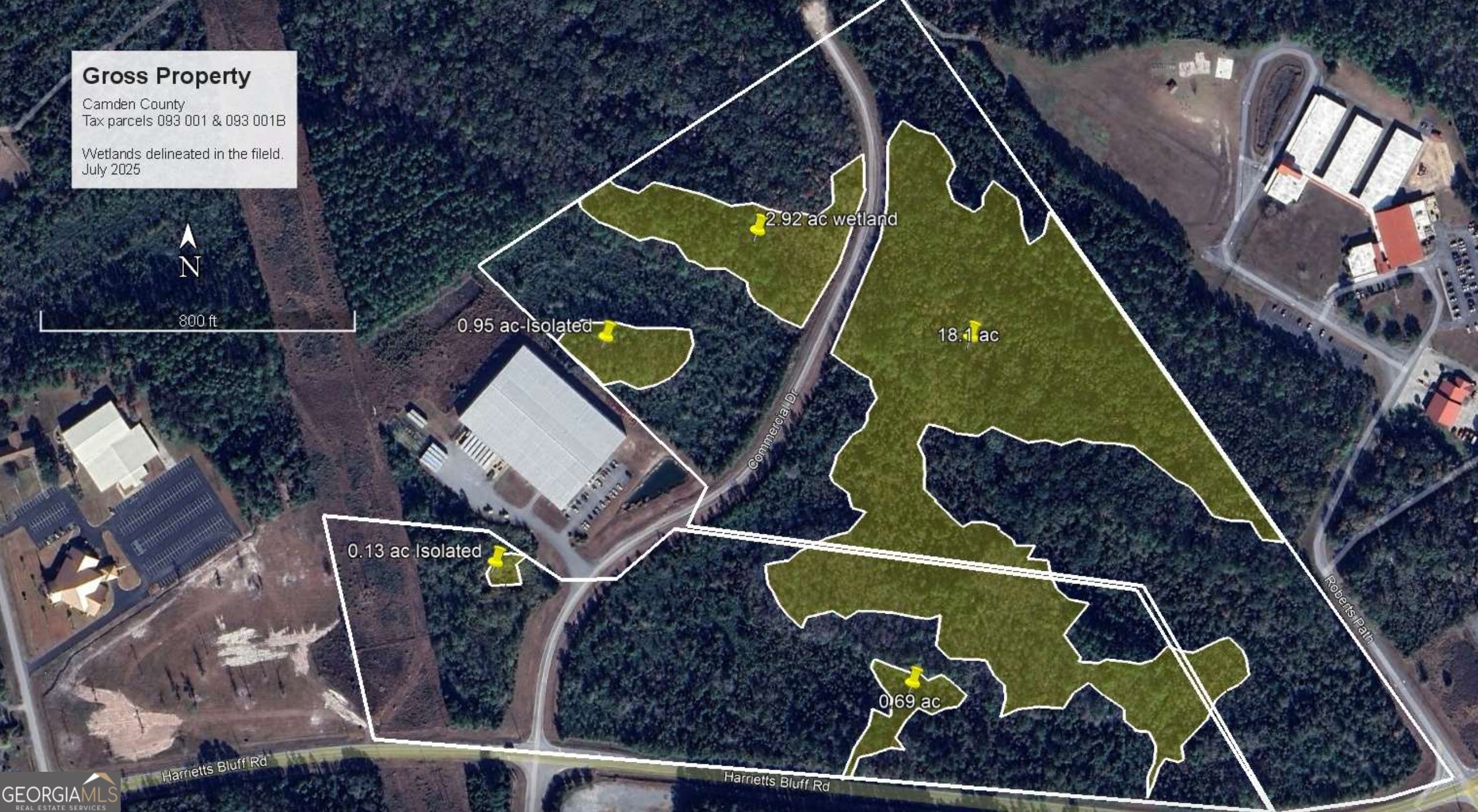 0 Harrietts Bluff Road Woodbine, GA 31548 - Photo 2 of 2 an aerial view of house with a swimming pool