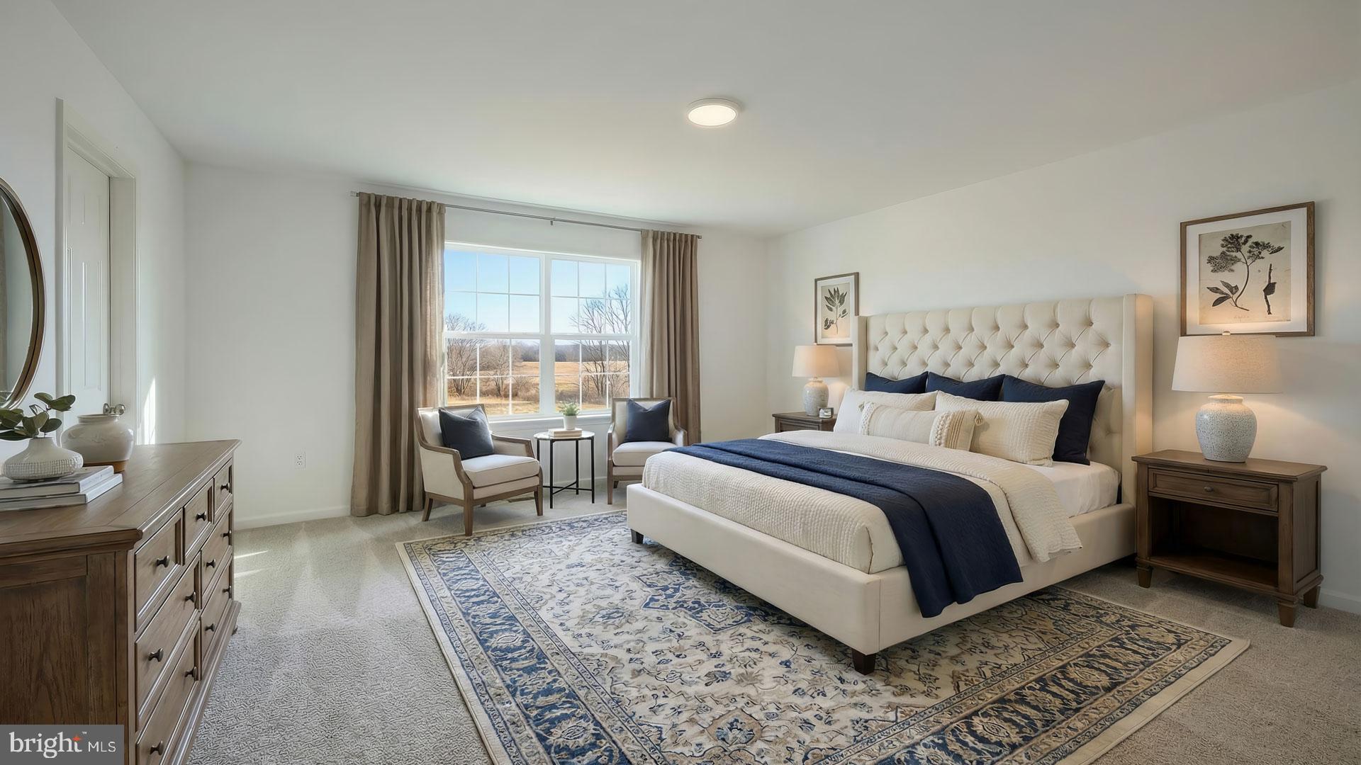 217 Copper Ridge Drive Newmanstown, PA 17073 - Photo 5 of 30 a bedroom with a large bed and a window