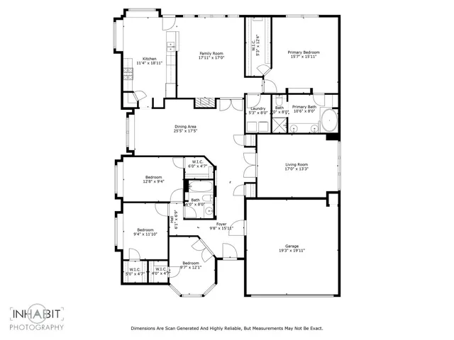 a picture of a floor plan