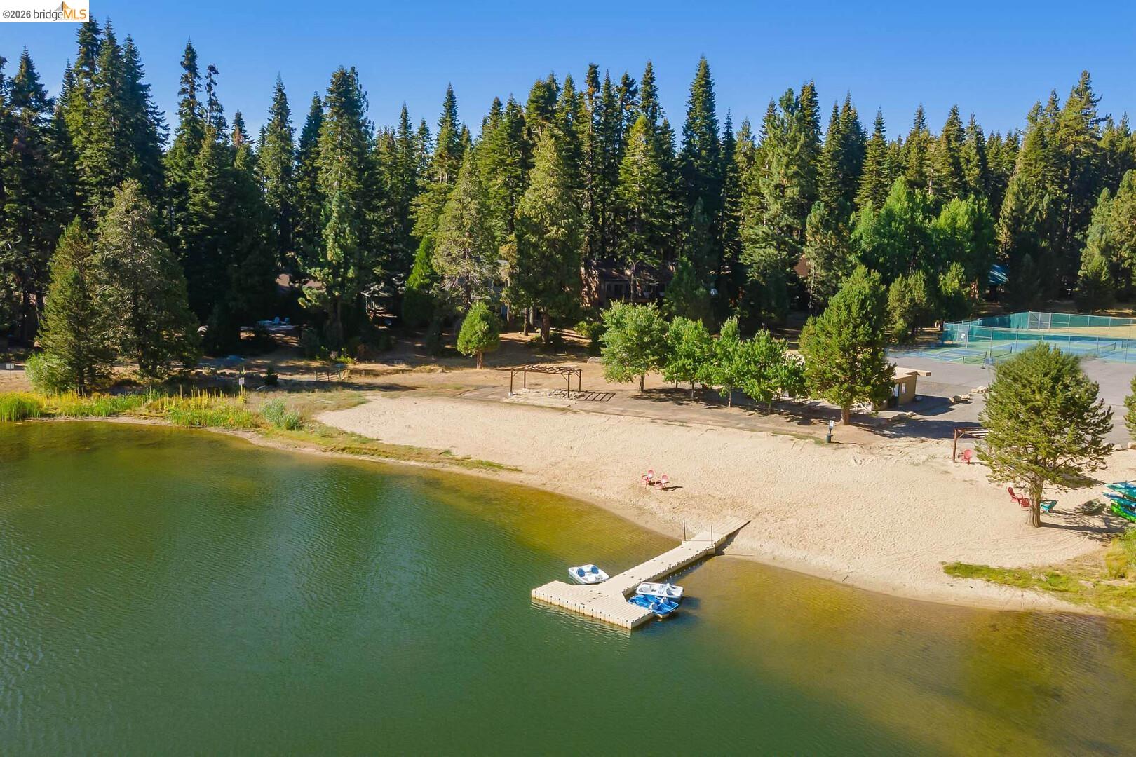 33840 Upper Leland Road, Unit 25A Pinecrest, CA 95364 - Photo 35 of 41 aerial view of a nearby body of water