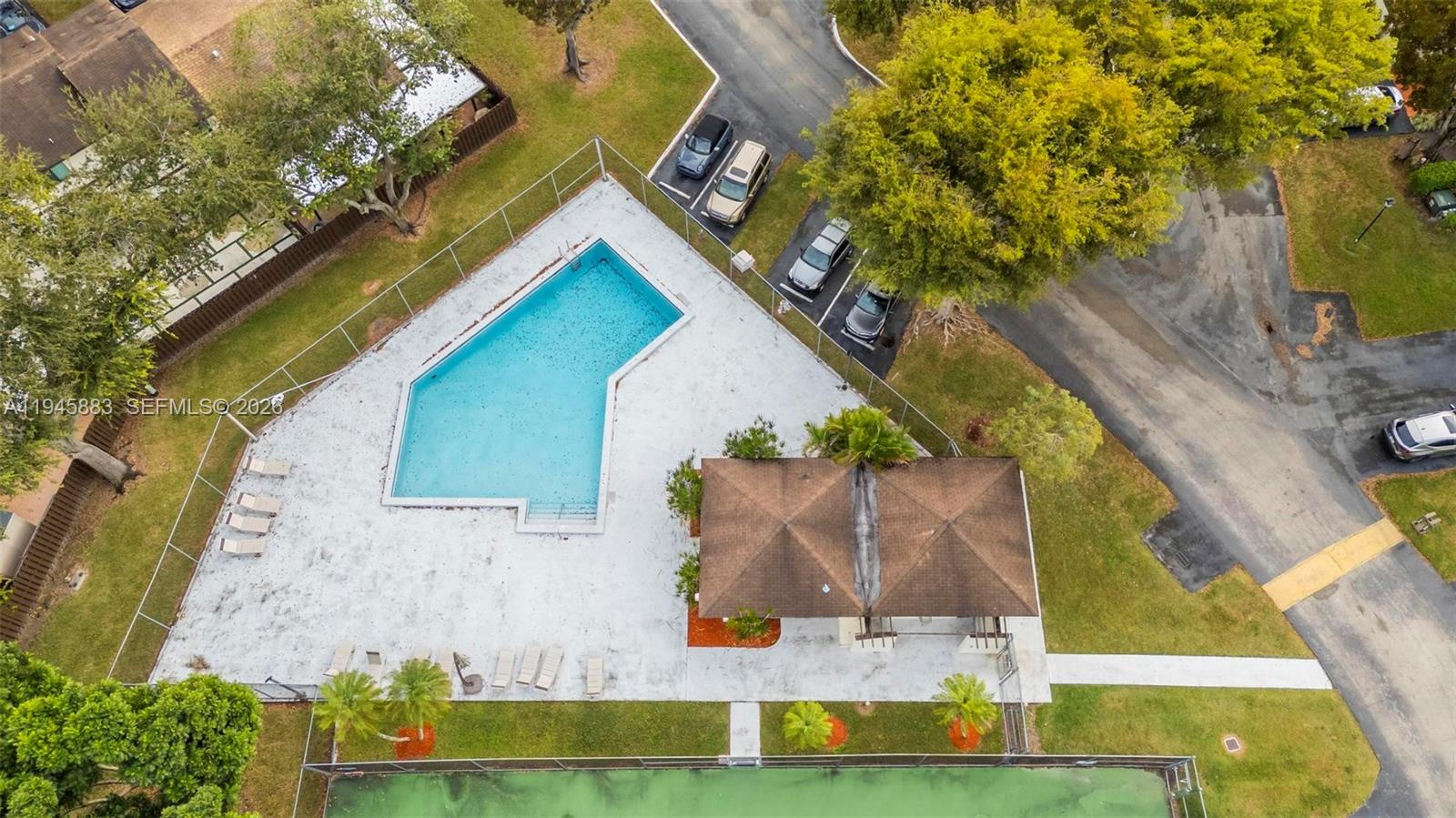 12736 Southwest 68th Lane Miami, FL 33183 - Photo 35 of 37 an aerial view of house with yard