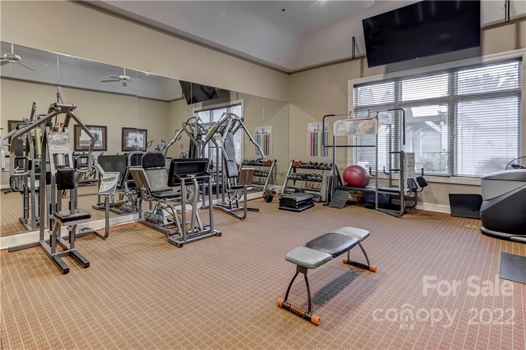 3229 Sapphire Lane Fort Mill, SC 29708 - Photo 29 of 40 a view of a room with gym equipment
