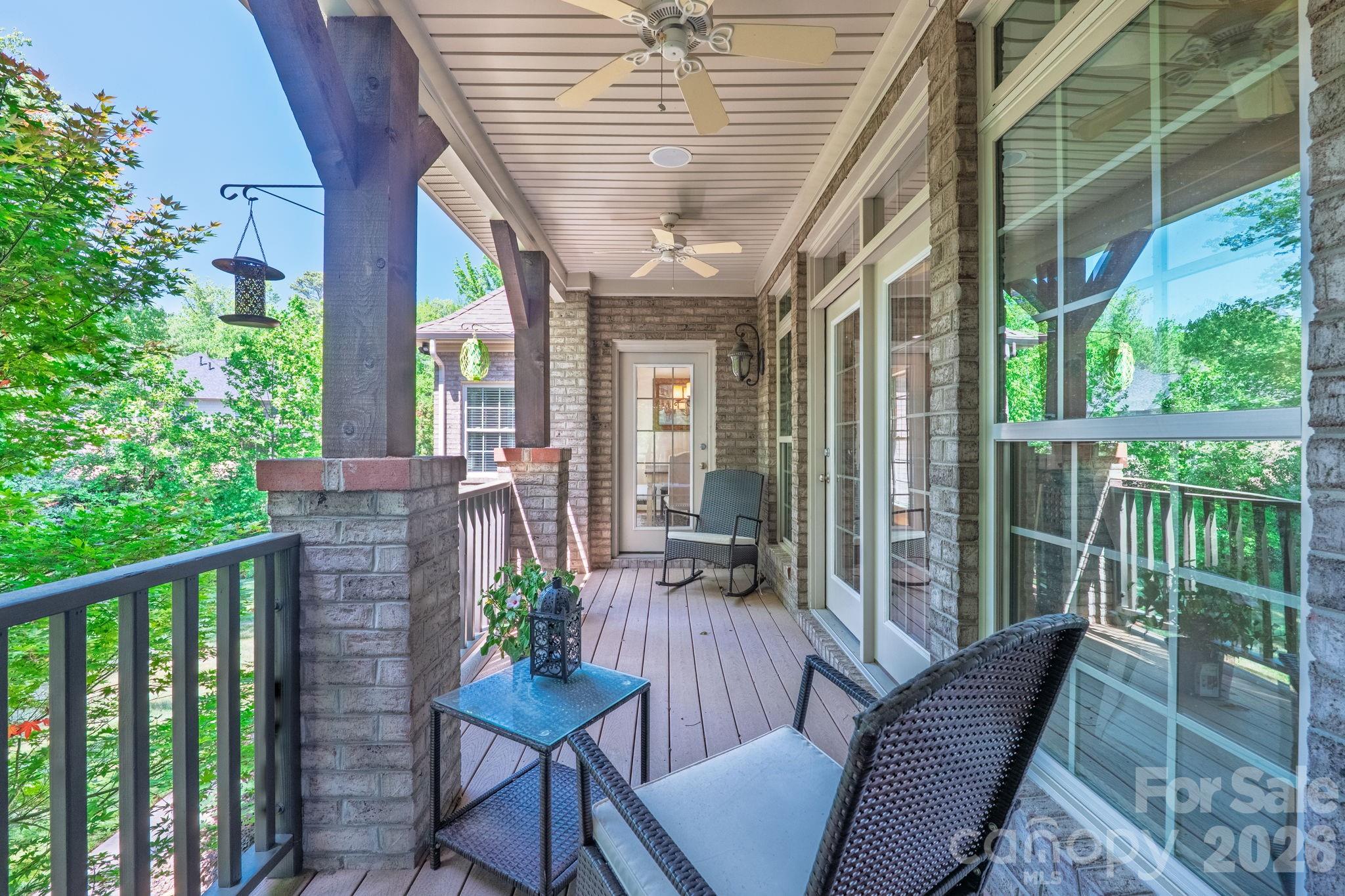 3138 Rappahannock Court, Unit 16 Matthews, NC 28104 - Photo 10 of 38 a view of a porch with furniture