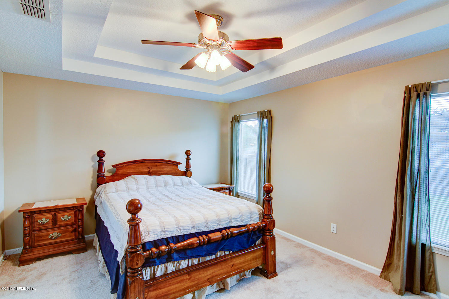 6527 Ginnie Springs Road Jacksonville, FL 32258 - Photo 21 of 35 Master bedroom with trey ceiling
