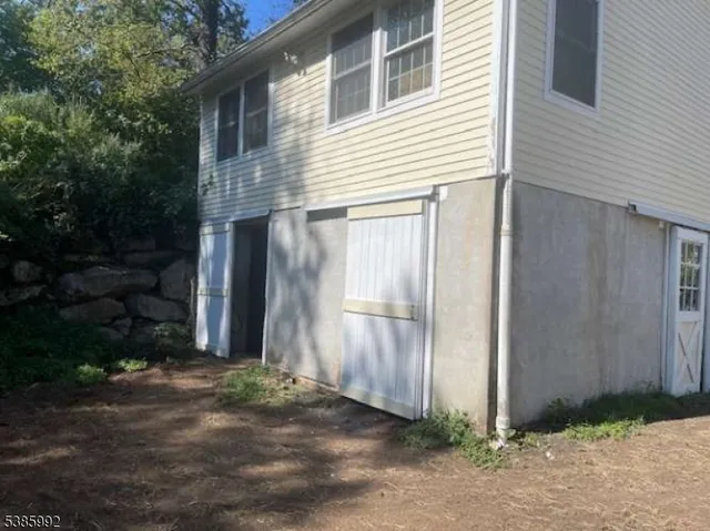 a backyard of a house