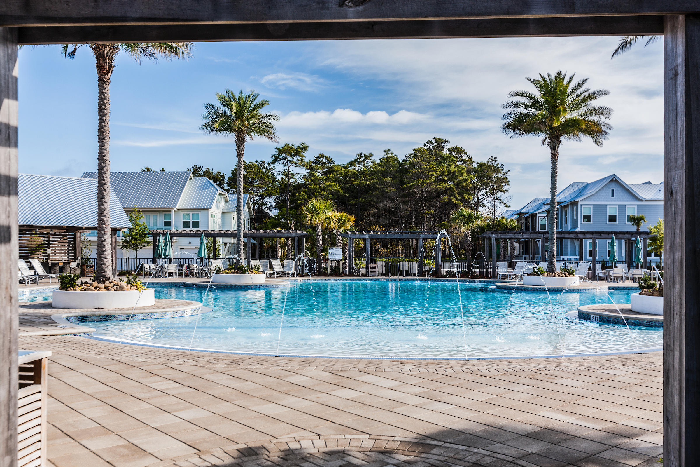 89 East Pine Lands Loop, Unit A Inlet Beach, FL 32461 - Photo 28 of 41 a view of pool with outdoor seating