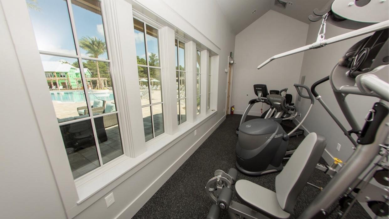 89 East Pine Lands Loop, Unit A Inlet Beach, FL 32461 - Photo 30 of 41 a view of a room with gym equipment