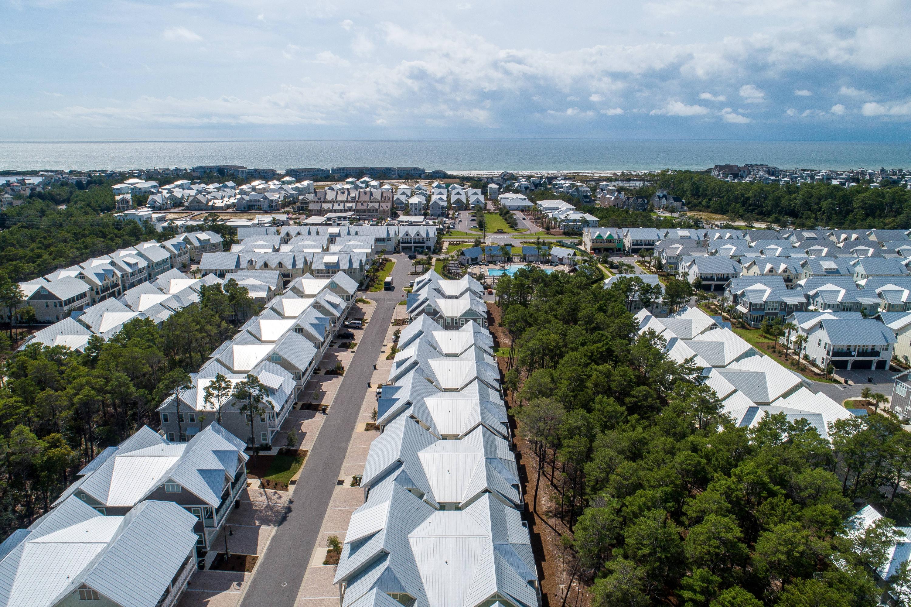 89 East Pine Lands Loop, Unit A Inlet Beach, FL 32461 - Photo 37 of 41 an aerial view of multiple house