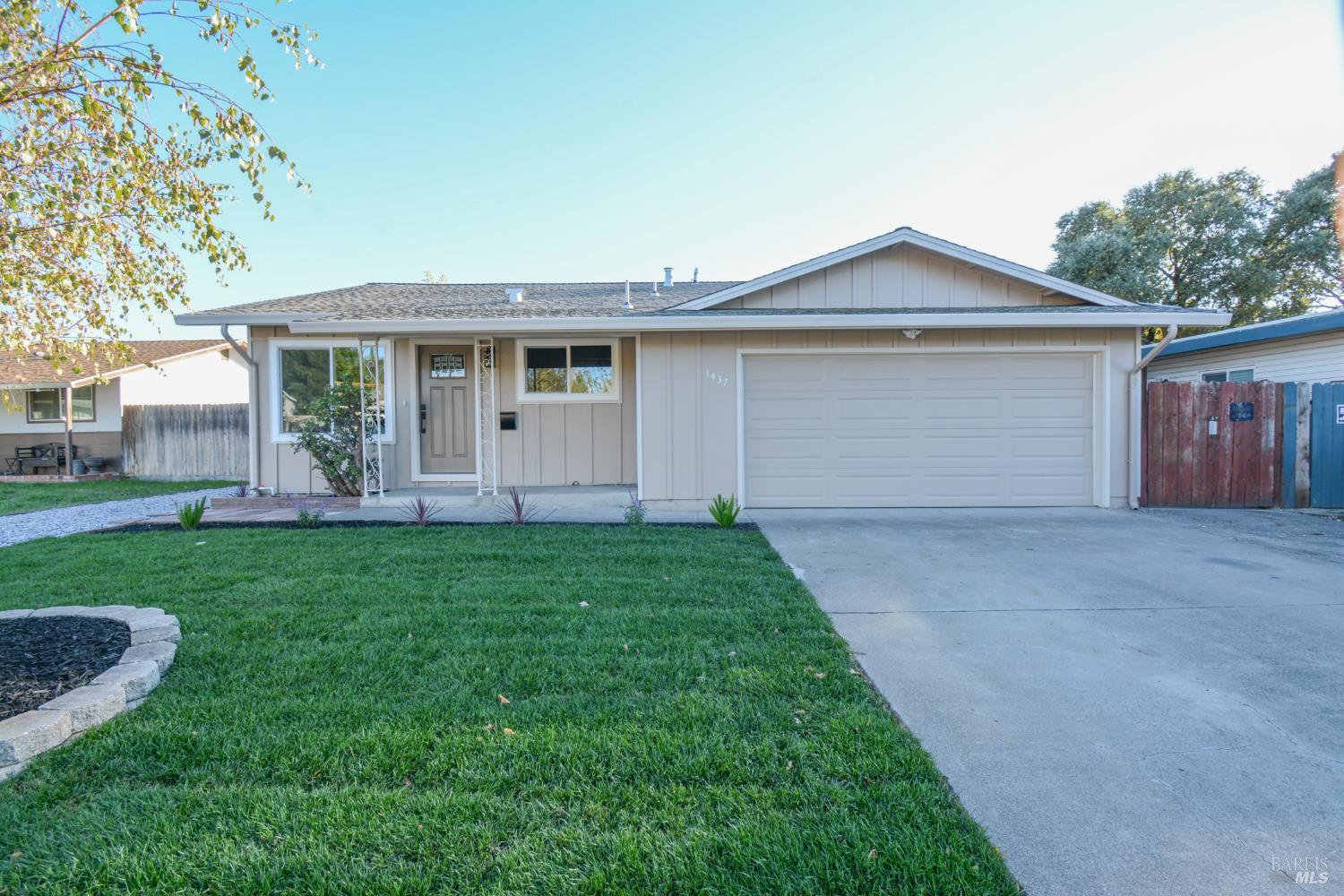 1437 Marshall Road Vacaville, CA 95687 - Photo 1 of 1 a front view of house with yard and green space