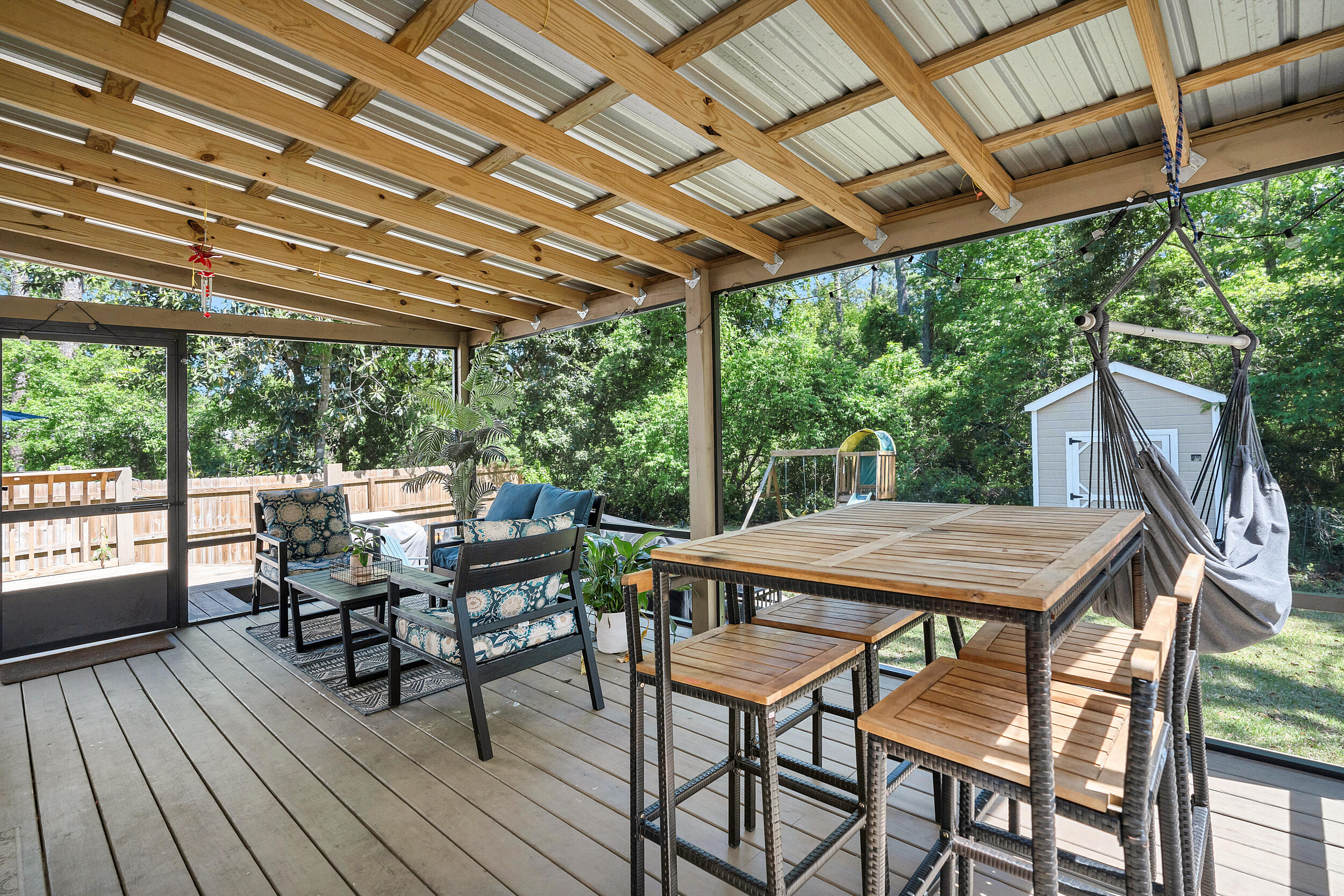 64 Rearden Way Santa Rosa Beach, FL 32459 - Photo 19 of 44 a table and chairs in a patio