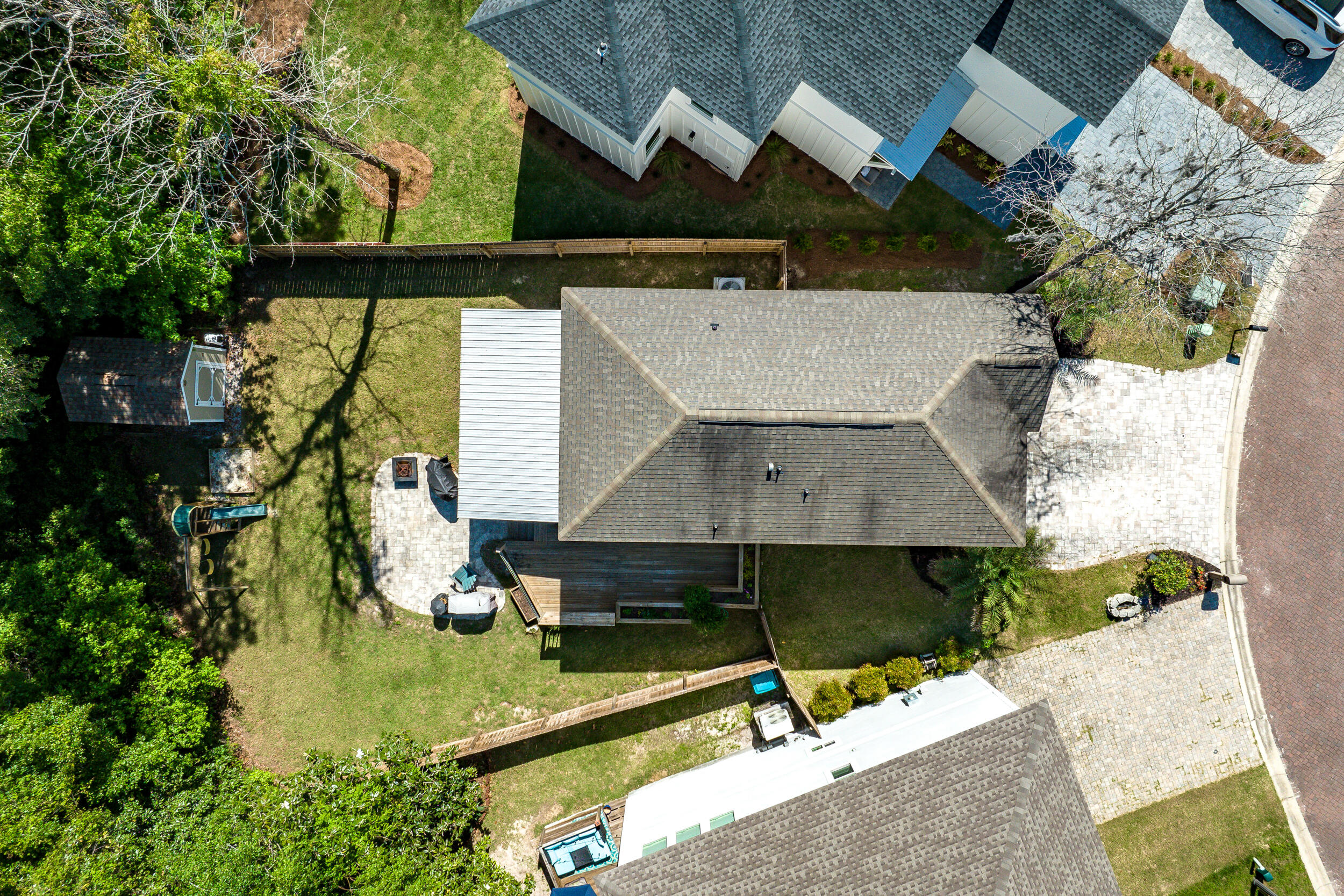 64 Rearden Way Santa Rosa Beach, FL 32459 - Photo 3 of 44 an aerial view of a house with swimming pool