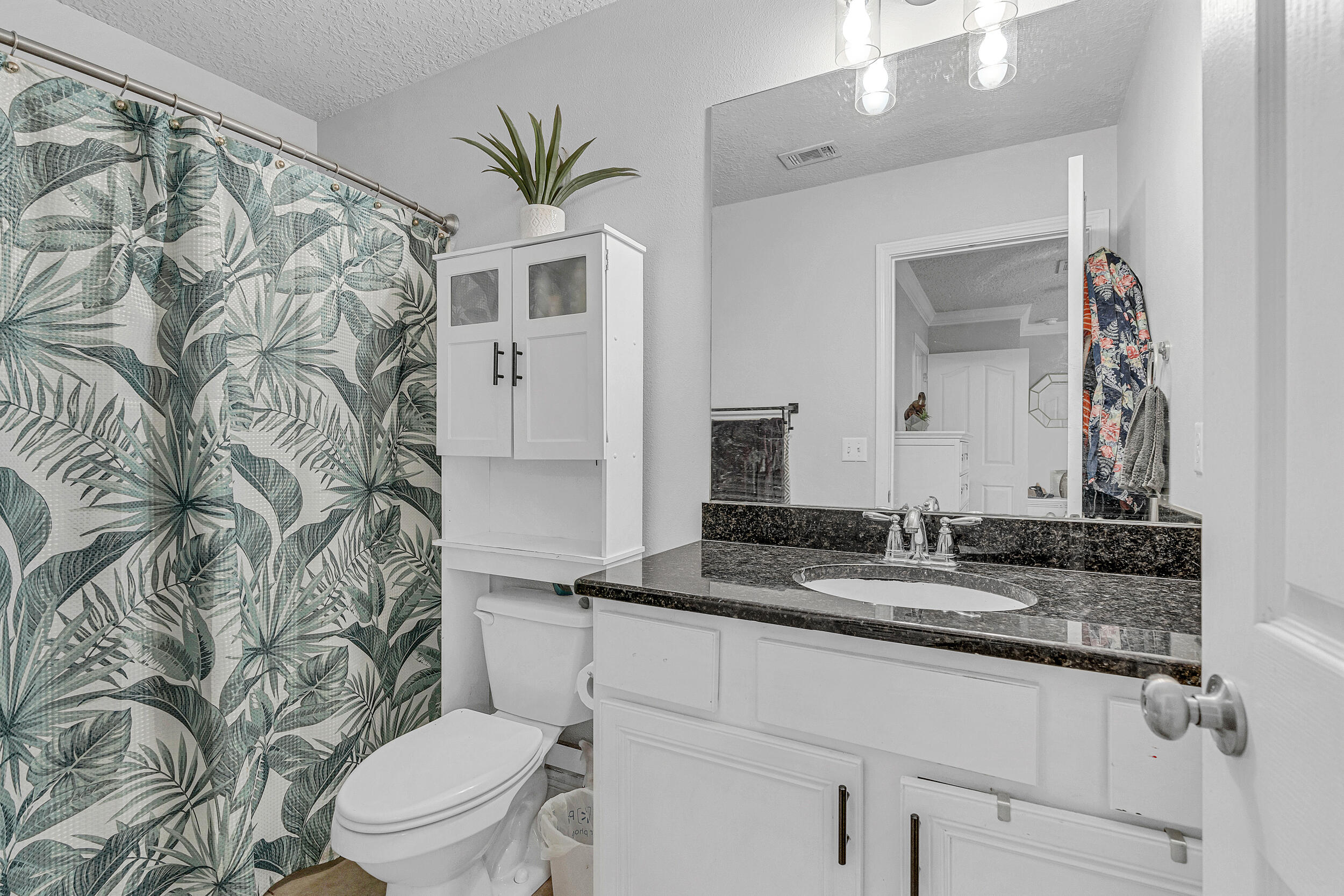 64 Rearden Way Santa Rosa Beach, FL 32459 - Photo 33 of 44 a bathroom with a granite countertop sink and a toilet