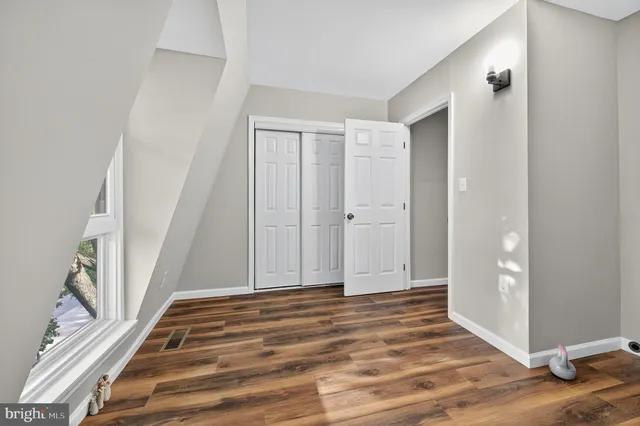 a view of an entryway with staircase