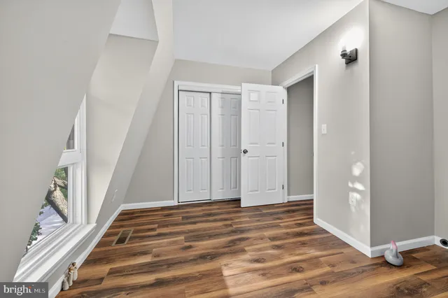 a view of an entryway with staircase