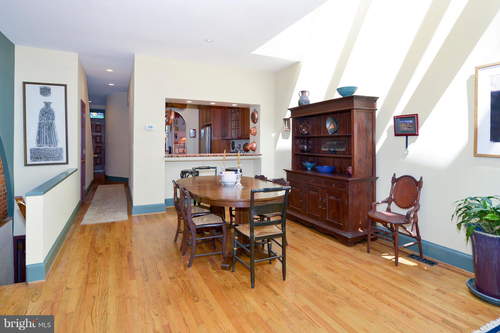 412 7th Street Southeast Washington, DC 20003 - Photo 6 of 30 Dining Area with Pass Through to Kitchen