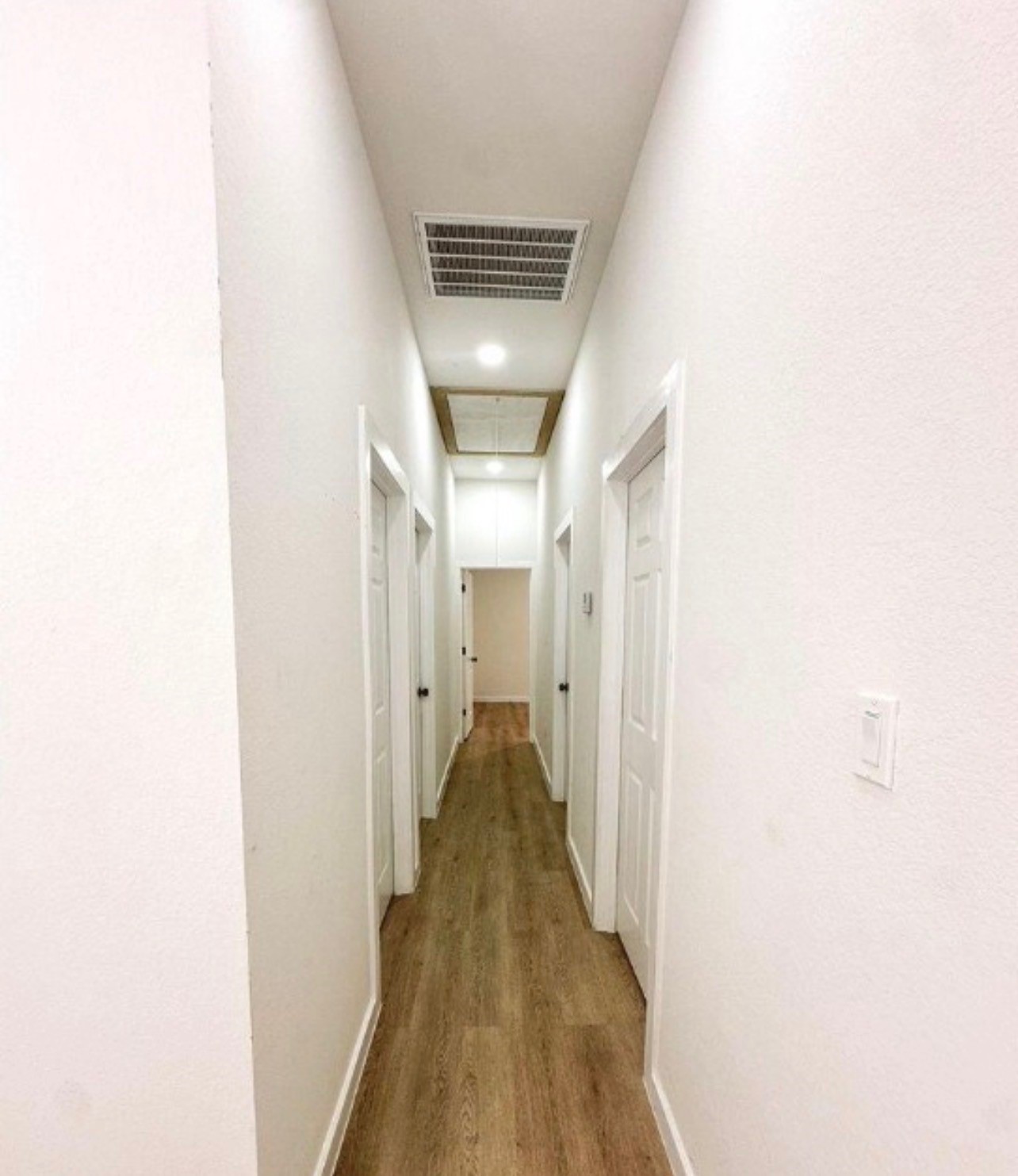 9705 Garcroft Street, Unit A Houston, TX 77029 - Photo 6 of 12 a view of hallway with stairs