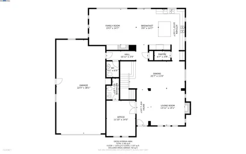 a picture of a floor plan