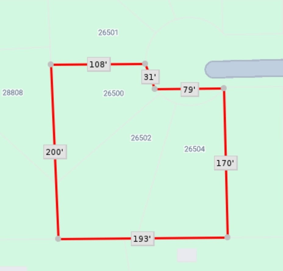 These lots were previously subdivided but owner had consolidated them into 1 big property as seen in the image.