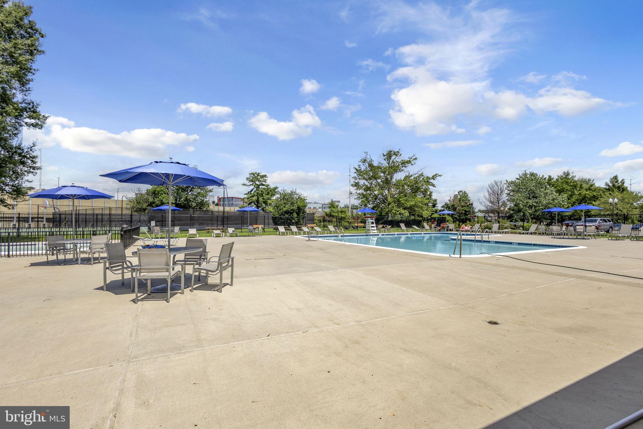 1726 Preston Road Alexandria, VA 22302 - Photo 18 of 27 a view of swimming pool with outdoor seating and plants