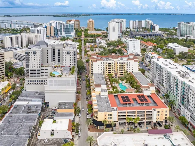 a view of an ocean beach