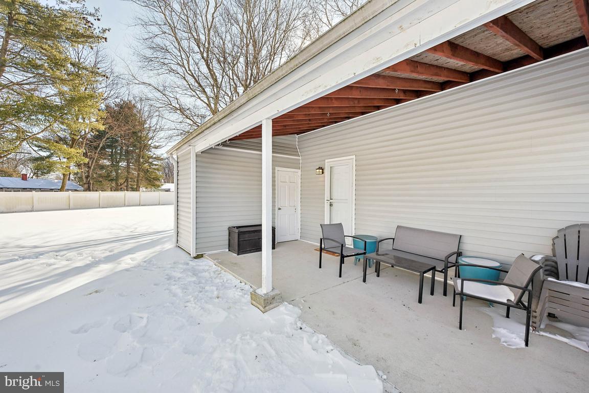 8 Lancia Place Lindenwold, NJ 08021 - Photo 21 of 24 a view of a terrace with chairs and potted plants