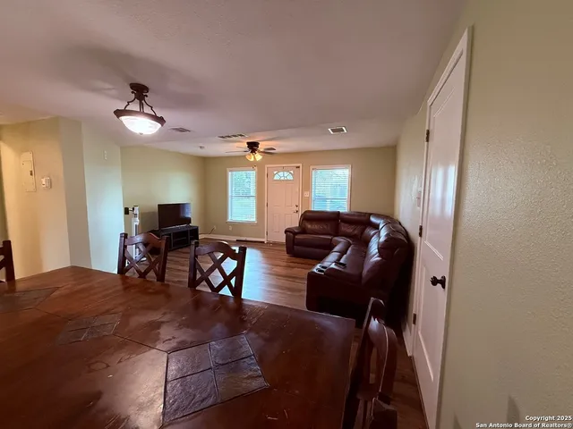 a view of a livingroom with furniture