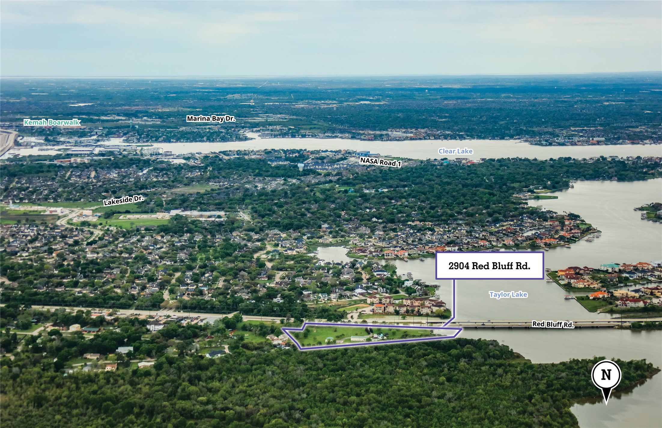 2904 Red Bluff Road Seabrook, TX 77586 - Photo 4 of 16 Aerial