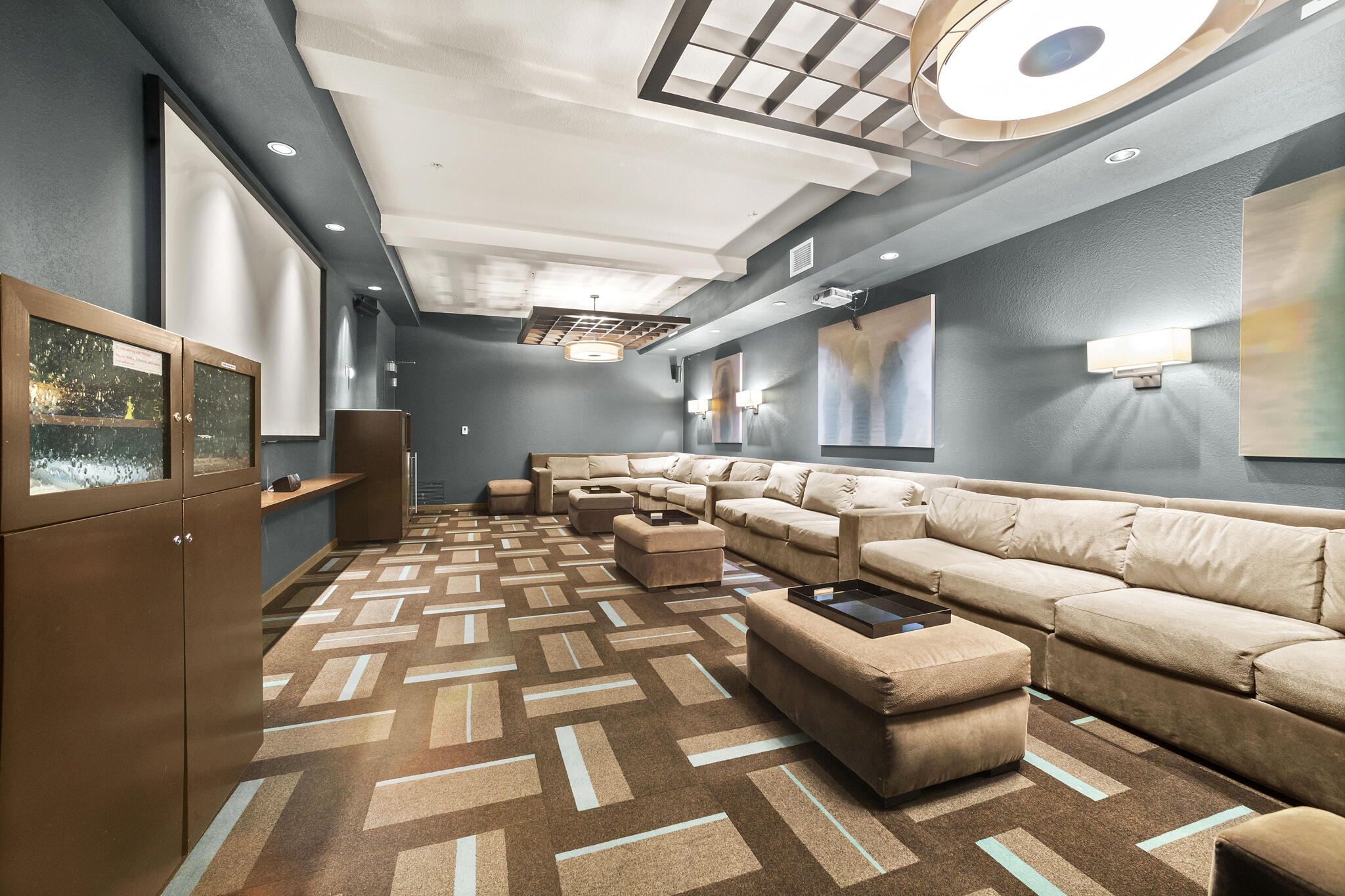 106 West Seeboth Street, Unit 813 Milwaukee, WI 53204 - Photo 42 of 48 The Point - Movie Room