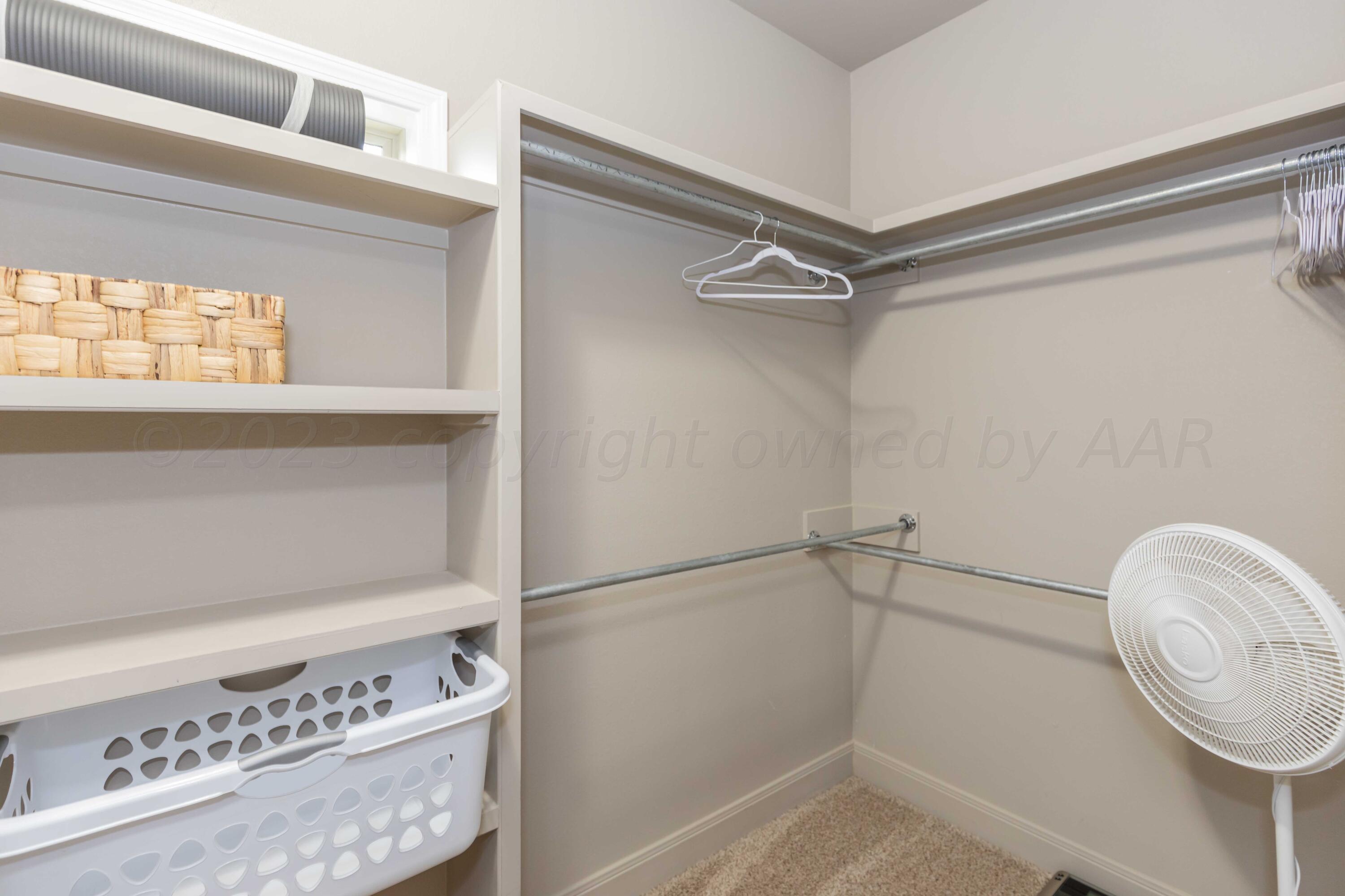 8907 Staten Island Amarillo, TX 79119 - Photo 43 of 51 MASTER CLOSET VIEW 1