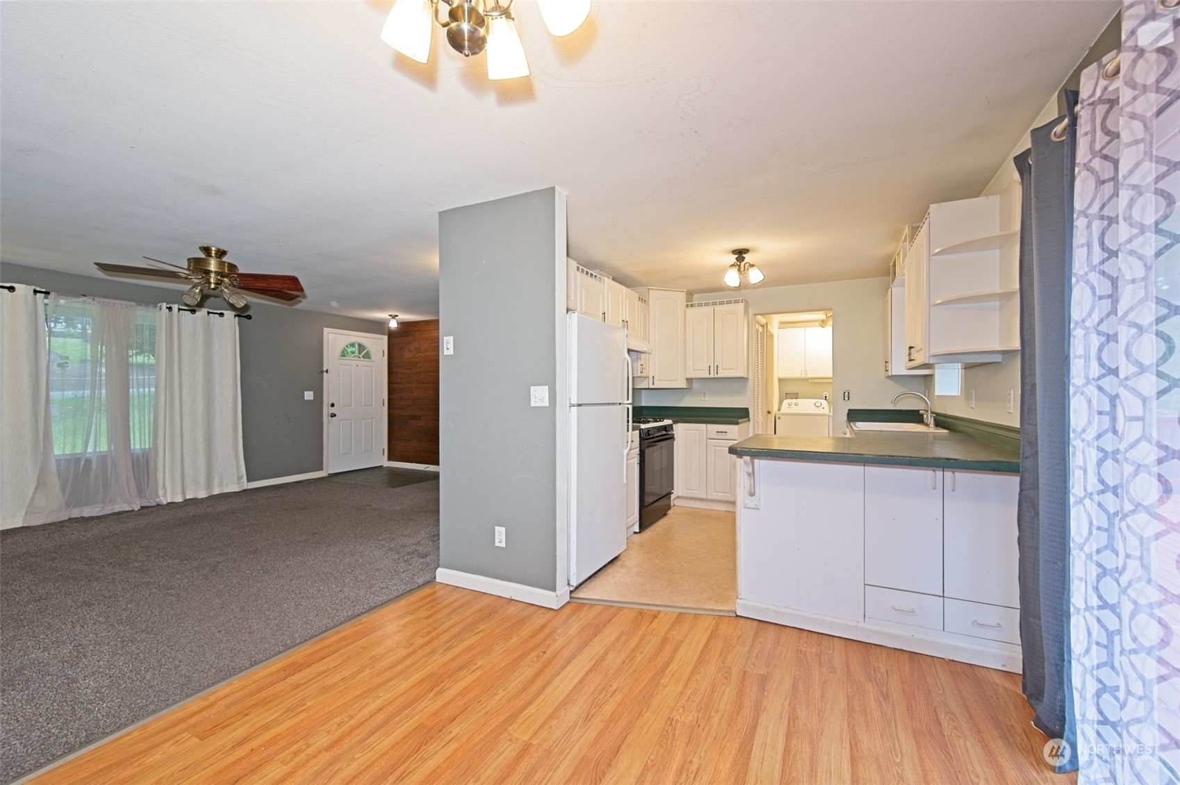 8121 Shoemaker Road Marysville, WA 98271 - Photo 12 of 20 a view of kitchen with wooden floor
