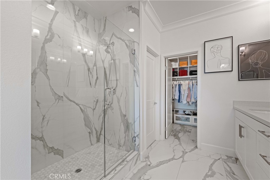 135 Alder Ridge Lake Forest, CA 92610 - Photo 21 of 30 a bathroom with a shower
